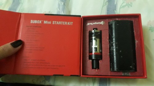 Vapeador Kangertech Subox Mini Negro Y Rojo + Bateria