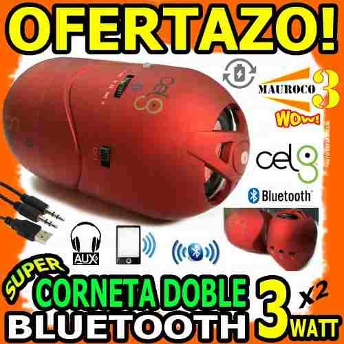 Corneta Bluetooth Celg Inalambrica Recargable Celular Wow