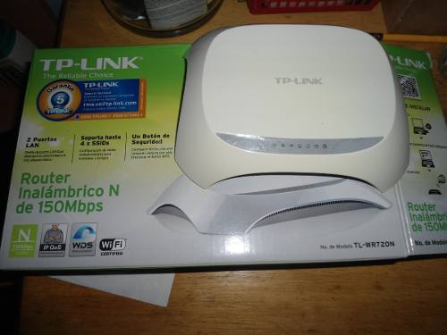 Router Tp Link Tl-wr720n Inalambrico Wifi 150mbps Red