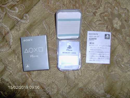 Memory Card Play Station Uno One Con Estuche Juego Sony