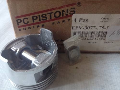 Pistones Chevrolet Spark Motor 1.0 Pc Pistons Medida 030