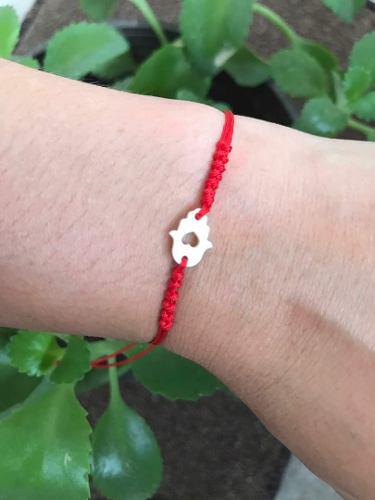 Bellas Pulseras Con Hilo Chino,cuero De Serpiente Y Alambre