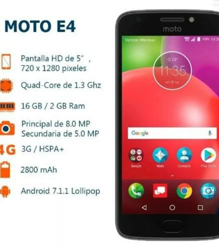 Motorola Moto E4 2gb Ram 16gb 8mp 4g Liberado