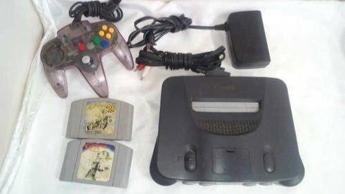 Nintendo 64 Con 1 Control Y 2 Juegos