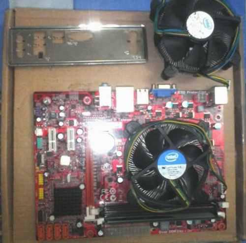 Tarjeta Madre Socket 1155 Con Procesador Intel Pentium