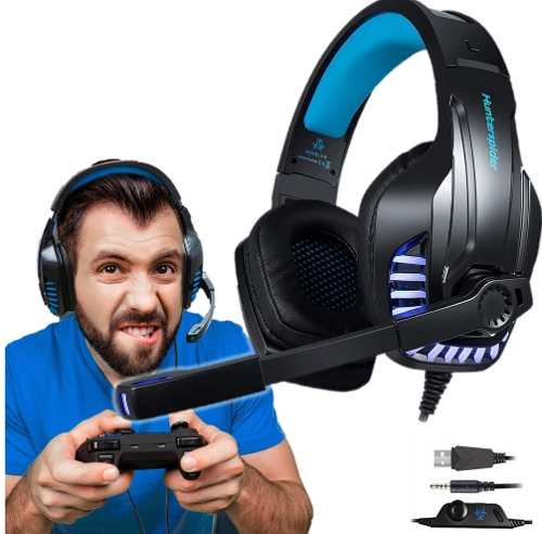 Audifonos Gamer Led Consolas Ps4 Xbox One Pc Laptop Tablet