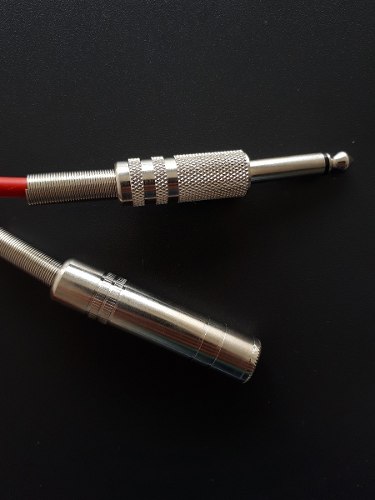 Cable Maxtone Macho Y Hembra Rojo Para Guitarra - Datemusica