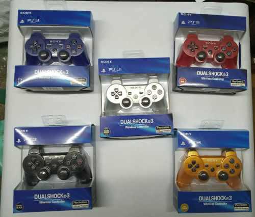 Control Para Playstation 3, Rojo,azul Negro Dorado Nuevos