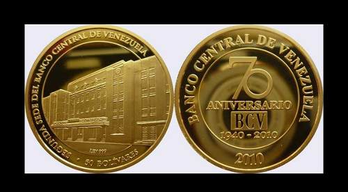 Moneda Aniversario Bcv 1oz Oro 999
