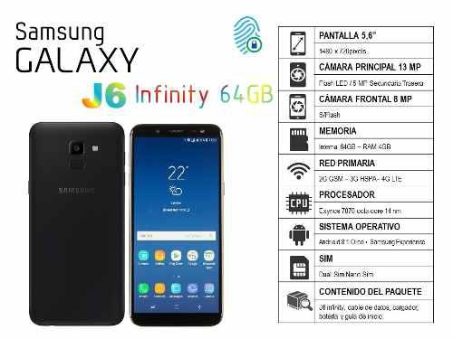 Samsung Galaxy J6 Infinity 64gb