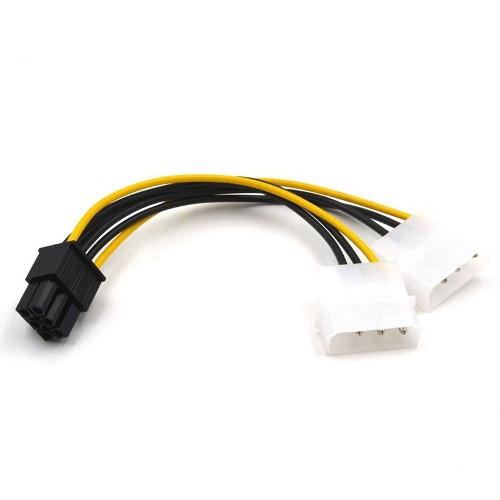 Cable Convertidor De Potencia De 4 Pines A 6 Pines Pci Expre