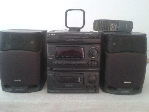 Equipo De Sonido Aiwa Dos Cornetas Y Control Ofertable******