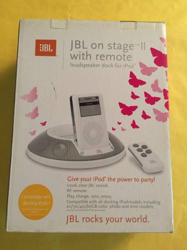 Jbl On Stage Ii With Remote, ($20)