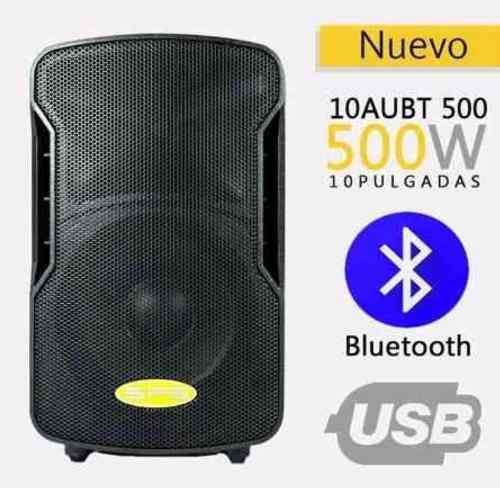Corneta Amplificada Sps Audio 10aubt 500watts Bluetooth Usb