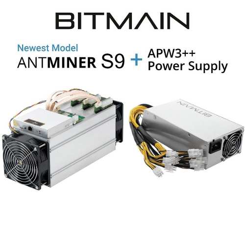 Antminer S9+, S9j () Hydro 18ths + Fuente De Poder