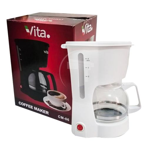 Cafetera Vita 5 Tazas Automática Cm-06 Filtro Desechable