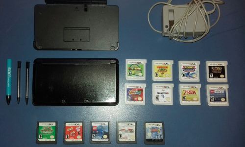 Nintendo 3ds + 4 Juegos 3d + 6 Juegos Ds + Estuche