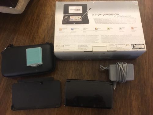 Nintendo 3ds Como Nuevo (negro/cosmos Black)