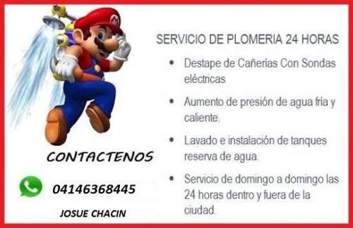 Plomeria Plomeros Destape De Cañeria Josue 04146368445