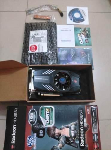 Tarjeta De Video Shappire Radeon Hd 6850 1gb Gddr5 256bit