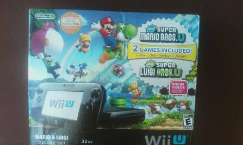 Wii U 64g Con Todo Pack De Lujo Mas Juegos Originales Usada