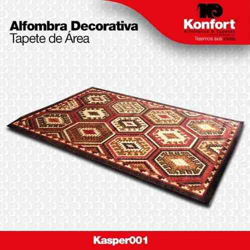 Alfombra Tapete Decorativo Konfort Mod Kasper001