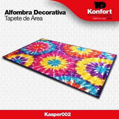Alfombra Tapete Decorativo Konfort Mod Kasper002