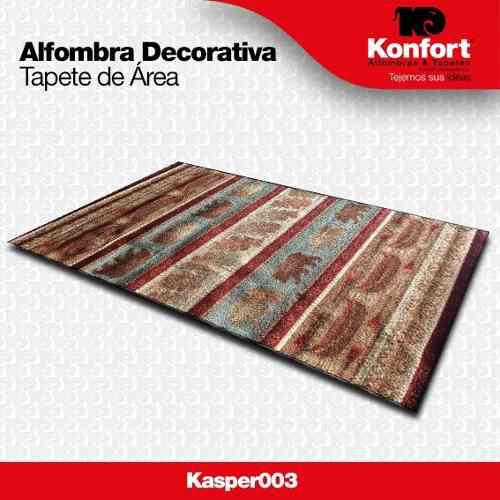 Alfombra Tapete Decorativo Konfort Mod Kasper003