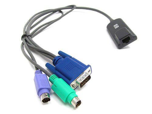 Cable Adaptador De Consola Hp Kvm Rj45 A Ps2.