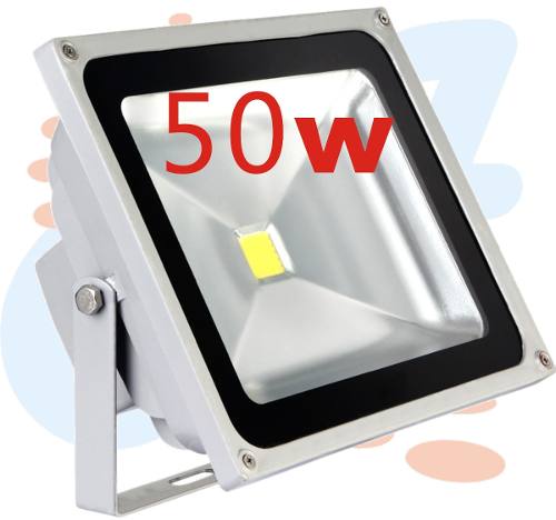 Reflector Led 50w Exteriore k 85v-265v Luz Blanco Ip65