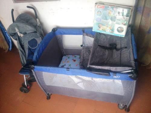 Vendo Combo De Corral, Coche Y Movil Fisher Price