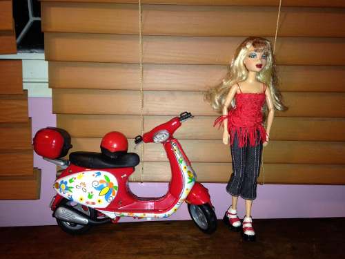 Barbie Con Su Moto. Muy Buen Estado Myscene Original
