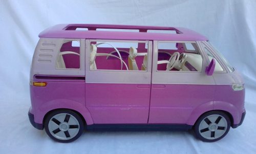 Carro De Viaje Barbie 6 Puestos Original Matel