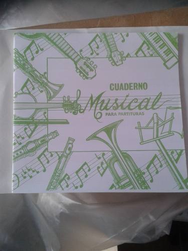 Cuaderno Musical Para Partituras