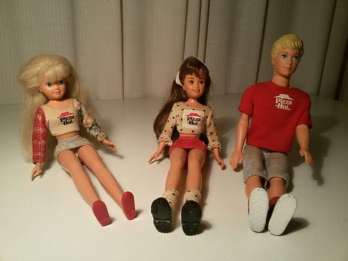 Familia Barbie: Todd, Skipper, Chelsea - Pizza Hut