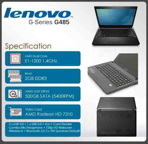 Laptop Lenovo Serie G485