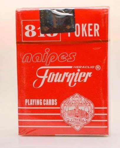 Cartas Naiper Poker Fournier 818 Roja 3trun