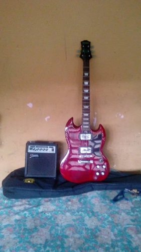 Guitarra Electrica D'andre Roja
