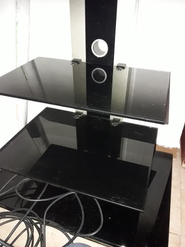 Mesa De Vidrio Templado Base Para Tv 40 Pulgadas