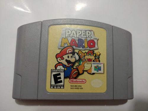 Paper Mario Juego De Nintendo 64 N64