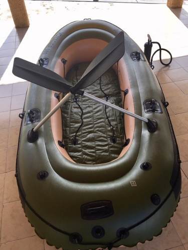 Bote Inflable Voyager 500, Bomba Y Remos (2)