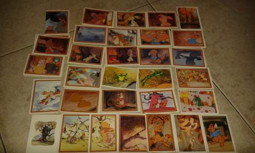 Lote De Barajitas Cromos Del Álbum Tigger Winnie Pooh