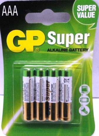 Pilas Bateria Alcalina Aaa Gp Super