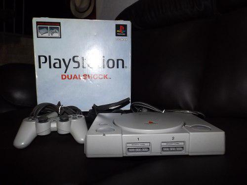 Play Station 1 Marca Sony Con Dos Controles