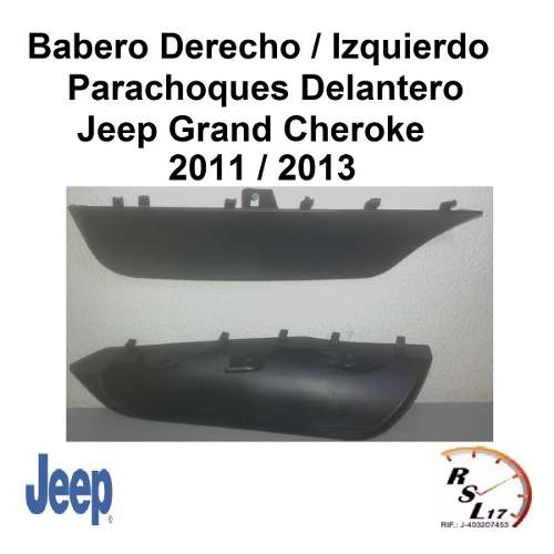 Baberos Parachoque Delantero Jeep Grand Cheroke 