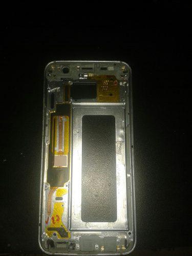 Bisel Carcasa Samsung S7 Edge Plateada
