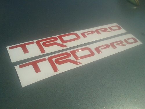 Emblema Trd Pro En Alto Relieve. Entrega Inmediata.