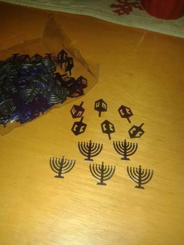 Hanukah. Confetti. Importado. #chanukah #menorah