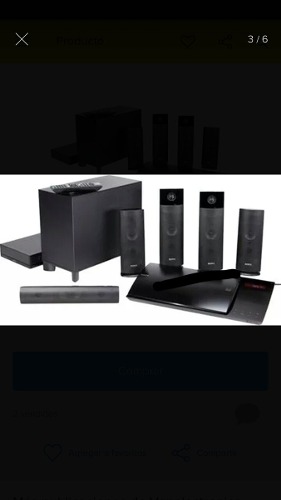 Home Theatre Sony 3d Modelo Bdv790w Es Smart (inteligente)