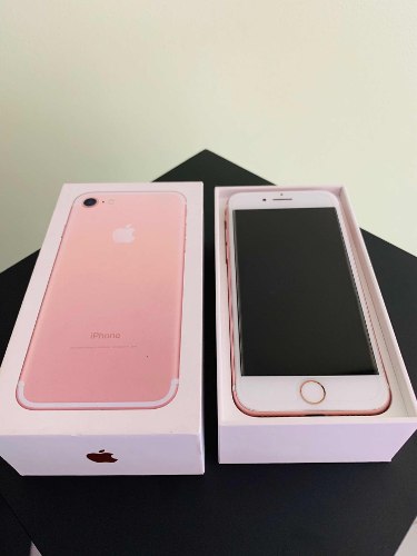 Iphone 7 32 Gb Rose Gold Impecable Caja Y Accesorios (420)